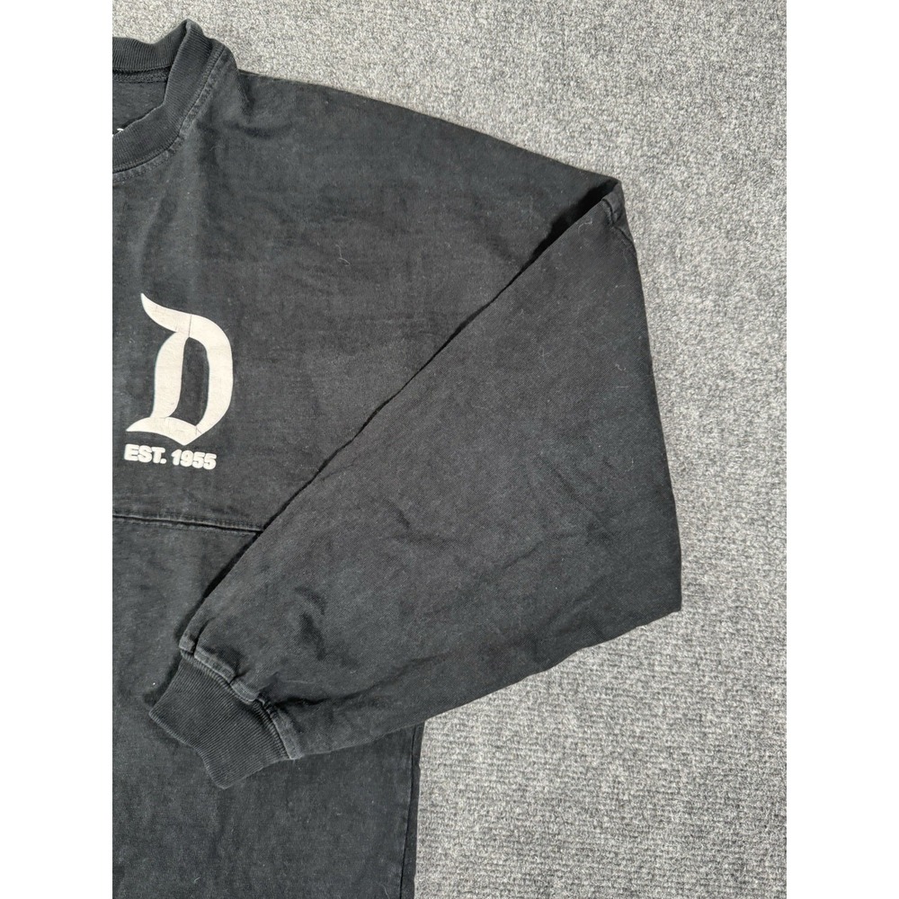 Disneyland Spirit Jersey Adult XS Black Long Sleeve Resort Park Disney Shirt - Picture 2 of 13